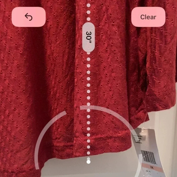 Jessica Simpson Women’s Top Ruby Flare Sleeve Size 2X New - Picture 13 of 13